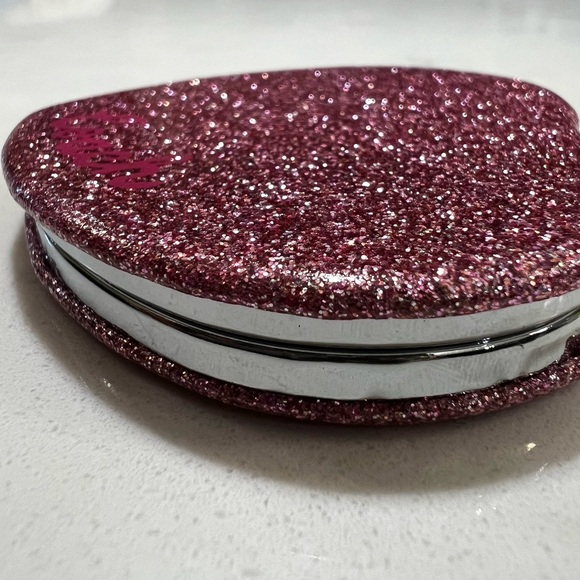 Coach Pink Glitter Heart Clutch - Picture 5 of 11
